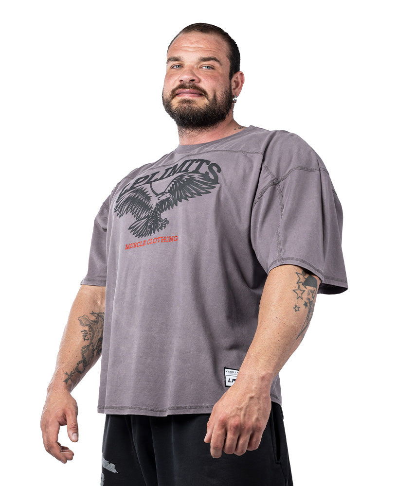 Rag Top Eagle Stonewashed Pique Jersey