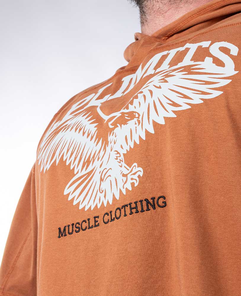 Rag Top Eagle Hoodie Stonewashed Pique Jersey