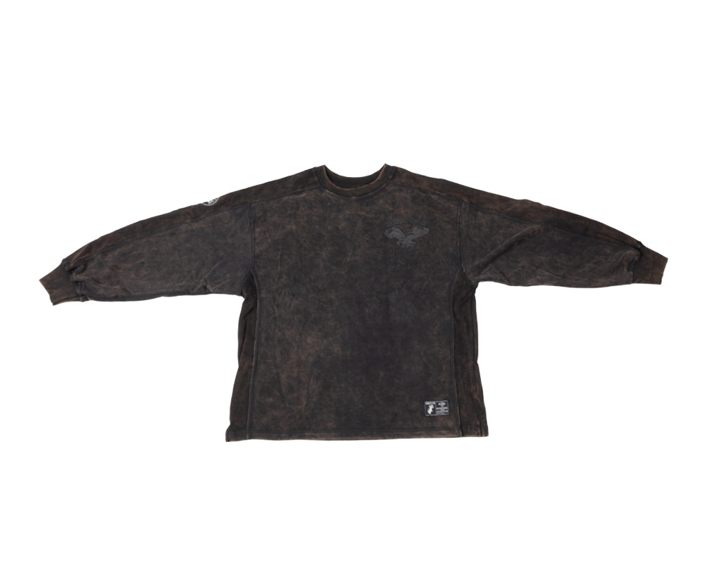 Sweater Eagle Black Stonewashed