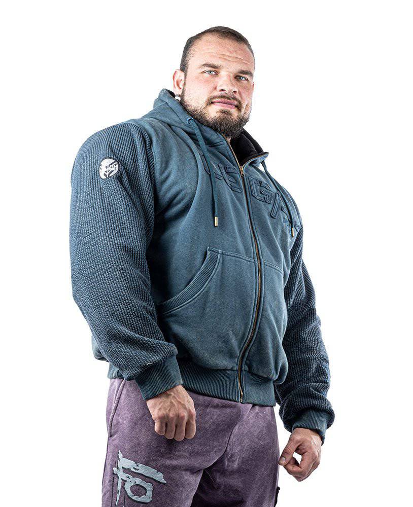 Heavy Zip Hoodie Devils Stonewashed Bostomix Fleece