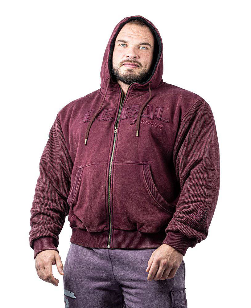 Heavy Zip Hoodie Devils Stonewashed Bostomix Fleece