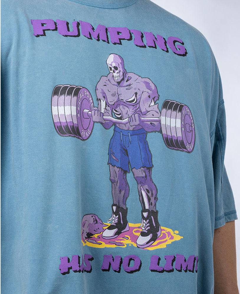 Rag Top Zombie Body Man Stonewashed Pique Jersey