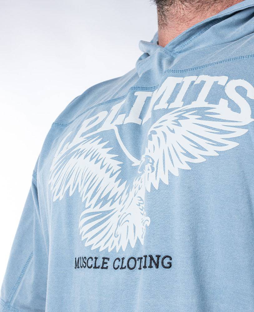 Rag Top Eagle Hoodie Stonewashed Pique Jersey