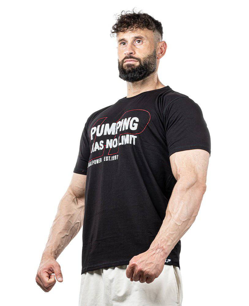 T-shirt Pumping has no Limit in maglia singola