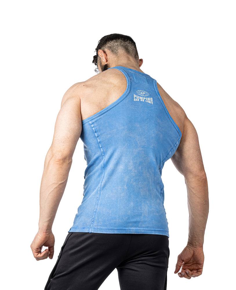 Tanktop Pumping has no Limit Stonewashed Ribbed