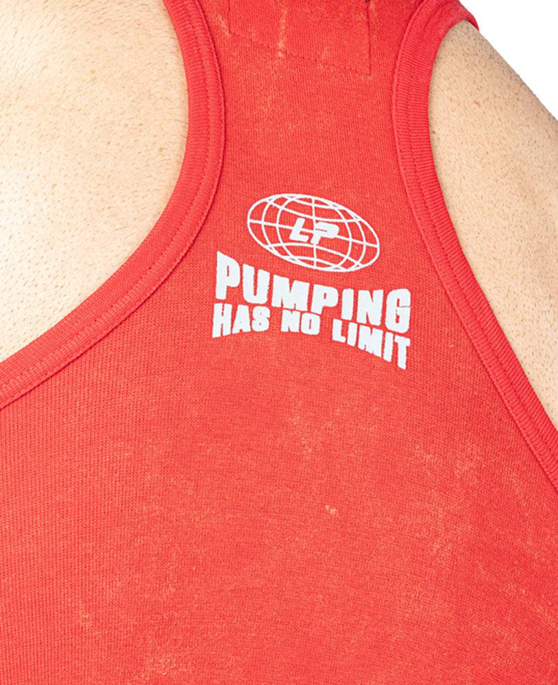 Tanktop Pumping has no Limit Stonewashed Ribbed