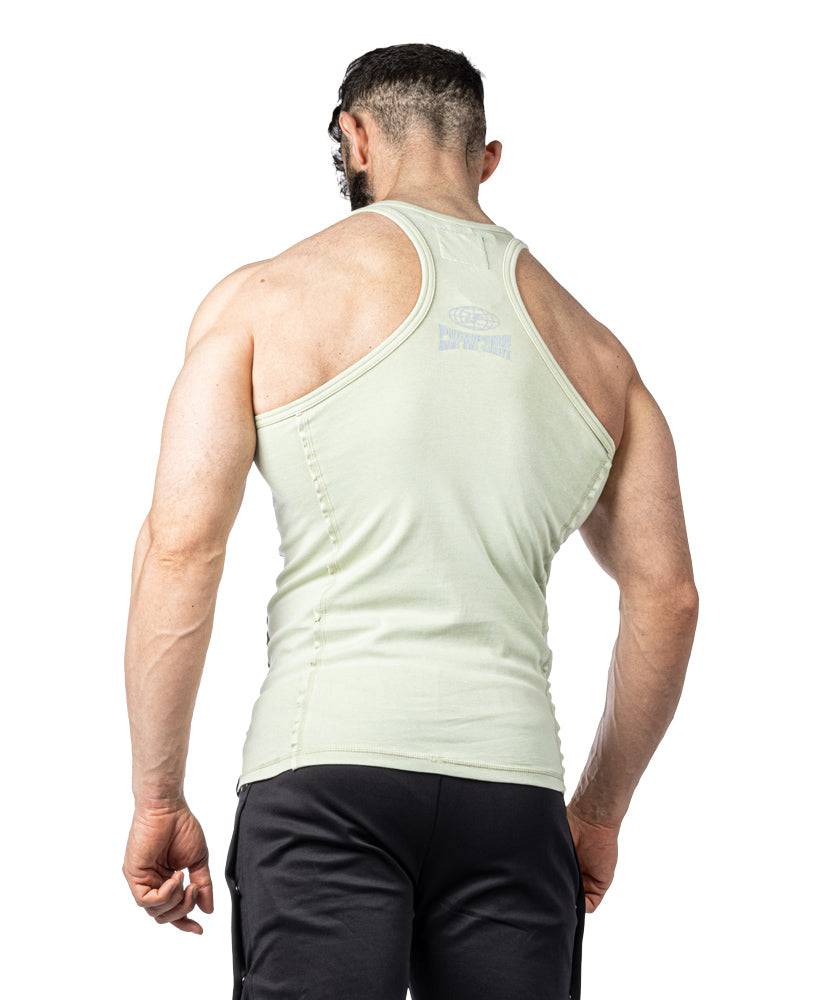 Tanktop Pumping has no Limit Stonewashed Ribbed